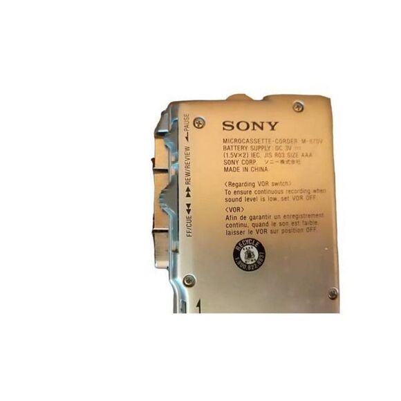 Sony MVOR m670V.CE7 ultra small microphone recorder - Picture 2 of 10